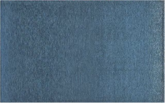 Tappeto Velour Antiscivolo e Lavabile Disegno Giove Jeans By Suardi, Rotondo, Blu, Diametro: 200 cm