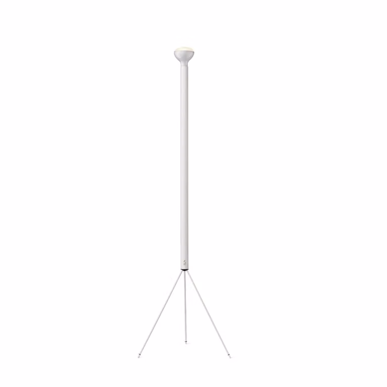 Flos Luminator Lampada da terra LED dimmabile con controller in metallo bianco