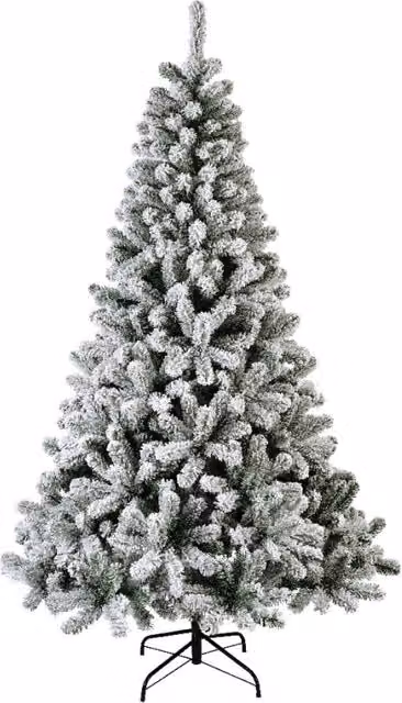 Albero di Natale innevato Pino Reale IPERBRIKO, colore verde e bianco, H 240 cm, L 146 cm