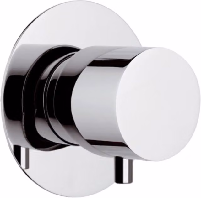 Deviatore a tre vie serie minimal RR colore argento e cromo