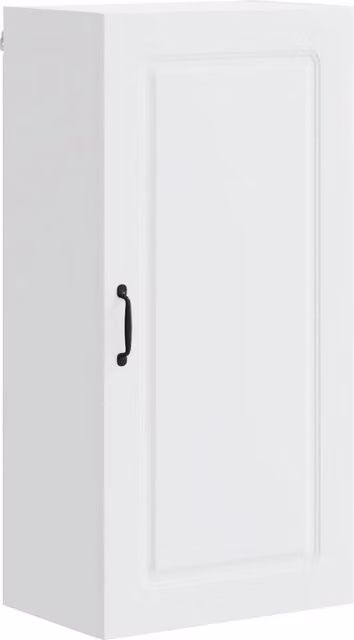 Pensile moderno HELLOSHOP26 per cucina o soggiorno in legno composito bianco opaco L 50 cm x P 31 cm x H 100 cm