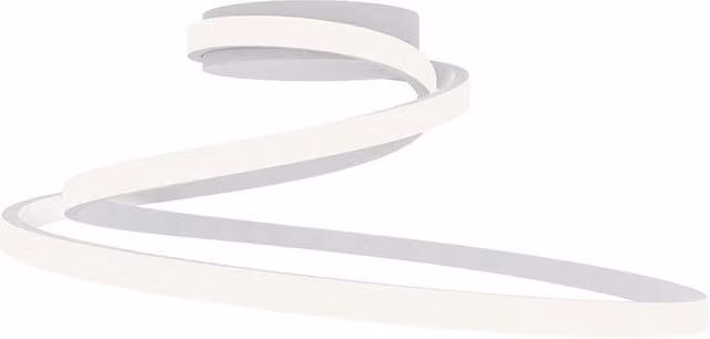 Plafoniera LED Coaster LUCE AMBIENTE DESIGN bianca con regolazione temperatura colore da bianco caldo a bianco freddo, Ø 50 cm, IP20