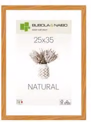 Cornice rettangolare in legno Bubola & Naibo Rovere marrone 25x35 cm