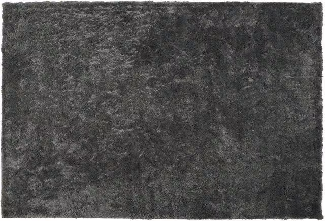 Tappeto Shaggy BELIANI in misto cotone e poliestere, modello moderno a pelo denso, grigio e verde, L: 200 cm x P: 300 cm