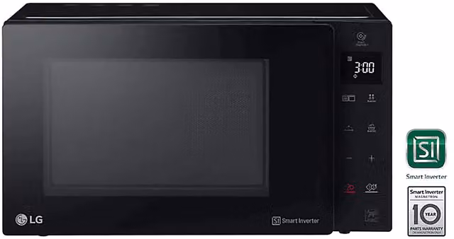 Forno microonde combinato LG MH7235GPS nero, capacità 32 l, potenza microonde 1350 W e funzione grill 1000 W