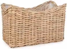 Cesto in rattan HARIS Bizzotto colore beige L/P/H: 100 x 52 x 65 cm