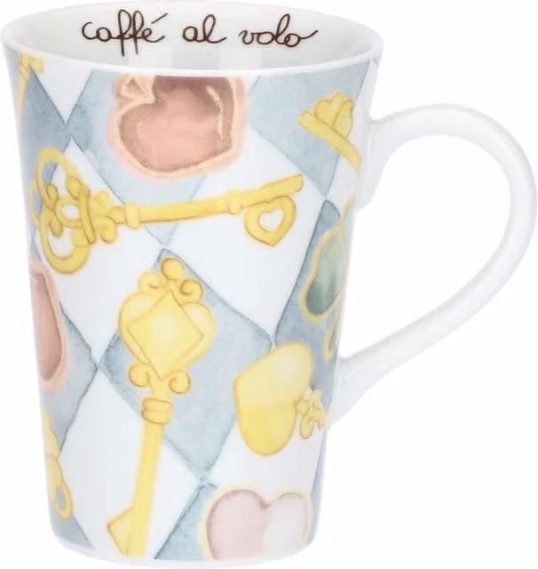 Mug in porcellana Thun Incanto di Primavera multicolore con decorazione floreale