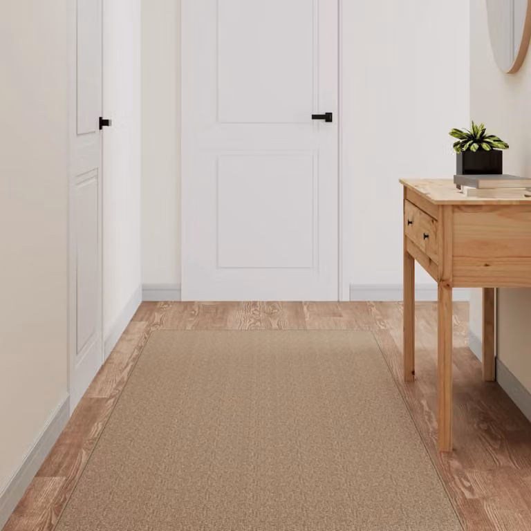 vidaXL Tappeto Corsia Aspetto Sisal Colore Sabbia/Marrone L 80 cm x P 150 cm