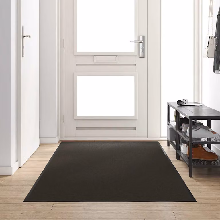 Tappetino moderno vidaXL nero in poliammide L: 300 cm, P: 120 cm, H: 1 cm