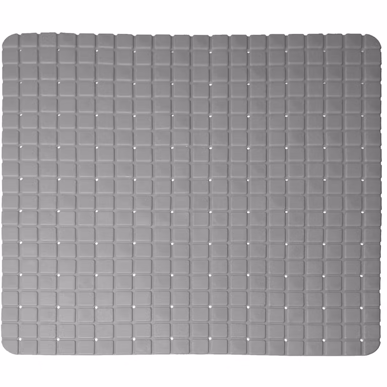 Tappeto da bagno antiscivolo Vestiamo Casa, Grigio, 52 x 52 cm