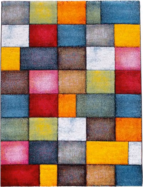 Tappeto moderno Samara multicolore grigio con effetto alto-basso L: 240 cm, P: 330 cm