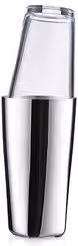 Shaker Boston Ilsa in acciaio inox color argento con bicchiere da 500 ml