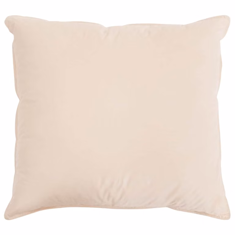 Cuscino Quadrato vidaXL in Fibra di Kapok e Cotone, Beige, 80 x 80 cm