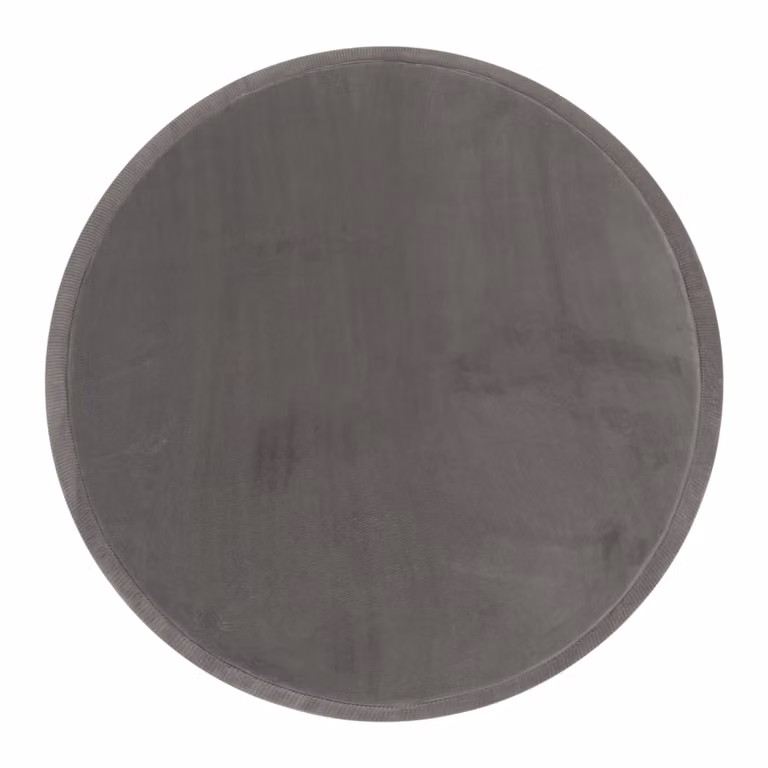 Tappeto rotondo lavabile per bambini Atami grigio Diametro: 160 cm
