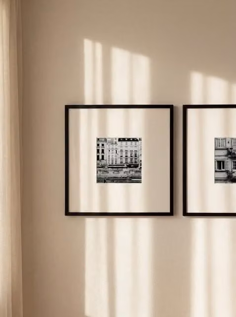 Quadro City Kenay Home, fotografia urbana in bianco e nero su carta, 49,6 x 49,6 cm