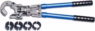 Pressatrice manuale professionale DianFlex con inserti TH 16/20/26/32 colore blu