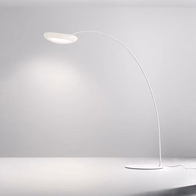 Stilnovo Mr Magoo Piantana LED bianca dimmabile con luce warm white