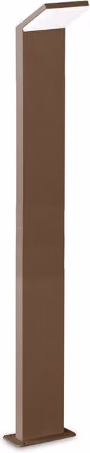 Piantana da terra IDEAL LUX in alluminio con LED 9W 4000K IP54 per giardino, disponibile in bianco, nero, grigio o marrone