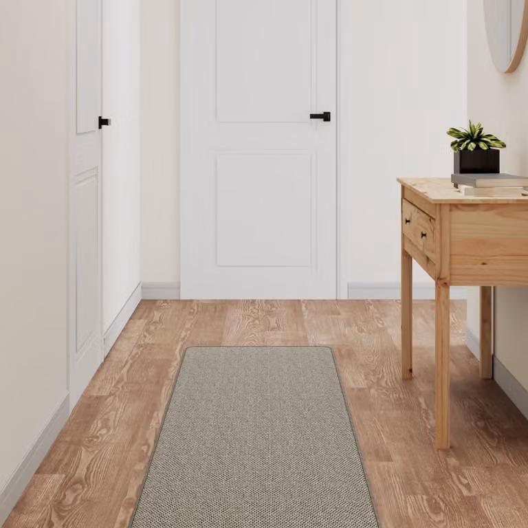 Tappeto a corsia vidaXL con aspetto sisal, colore grigio, L 300 x P 50 cm