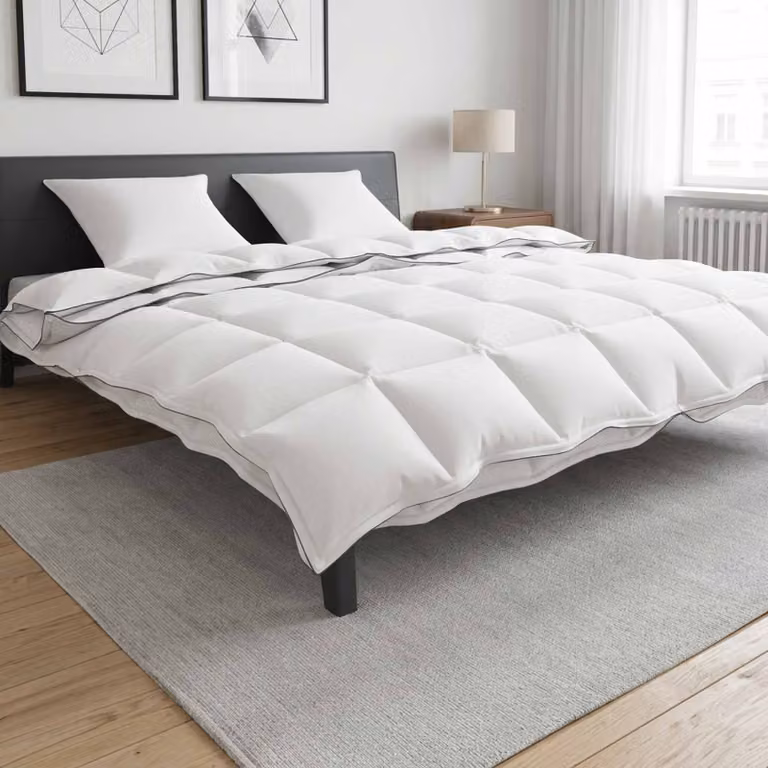 Set di 3 piumoni vidaXL in bambù e cotone, bianco, 200 x 200 cm