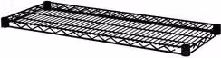 Ripiano LUX componibile in metallo nero opaco L 90 x P 35 cm