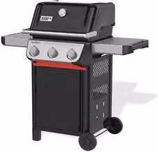Barbecue a gas Weber Spirit E-310 con griglia in metallo, Nero e Silver