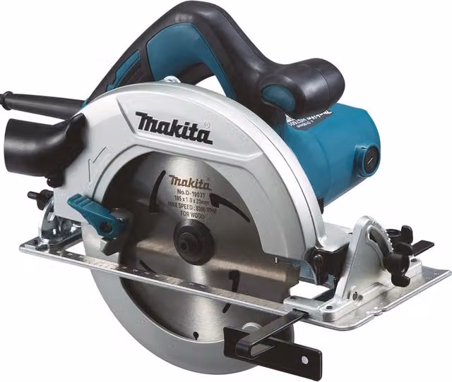 Sega circolare Makita HS7601J con diametro 190 mm e potenza 1200 W, colore blu