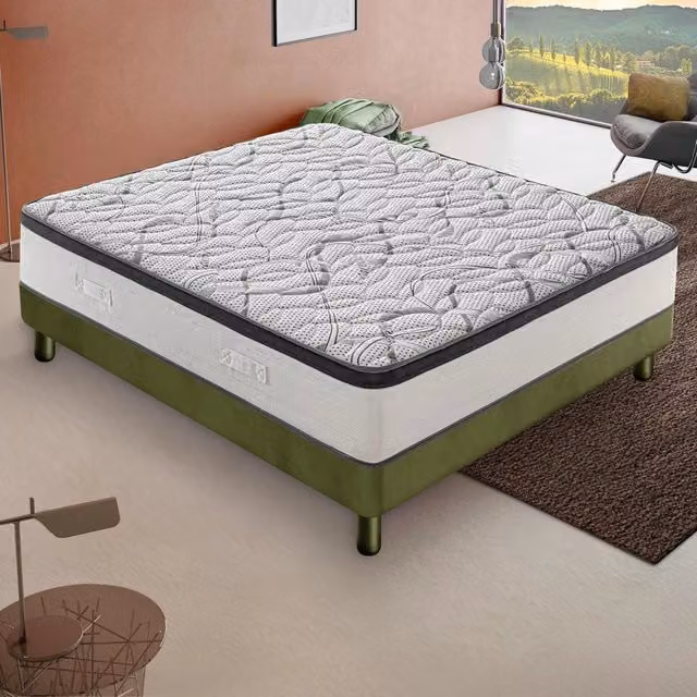 Materasso Piazza e Mezza MaterassieDoghe in Schiuma HR con Rivestimento Antibatterico e Regolazione della Temperatura, Rigidità H3, L/P/H: 140 x 190 x 25 cm, Colore Bianco