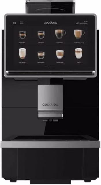Macchina da caffè Cecotec Cremmaet Coffice con display touch e funzione acqua calda, colore nero