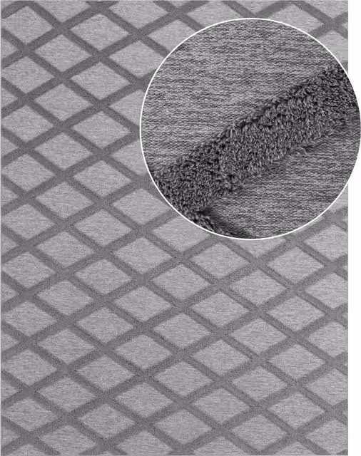 Tappeto lavabile Utah grigio L: 120 cm x P: 160 cm