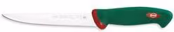 Coltello per sfilettare il pesce Sanelli in acciaio inox con manico in plastica verde, lama 18 cm