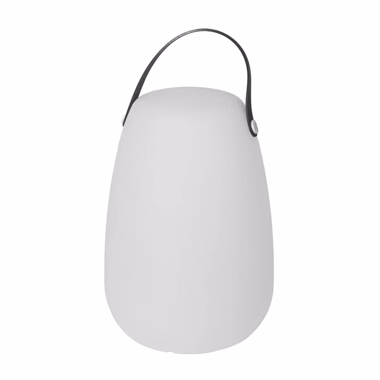 DICTROLUX Lampada Solare LED Multicolor MooNy per esterno con maniglia, H 41 cm, Diametro: 23 cm