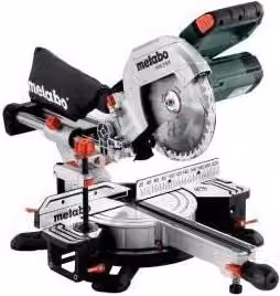 Metabo KGS 216 M Sega Troncatrice con Trazione da 1200 W, Lama da 216 mm e Precision Cut Line, 5000 rpm