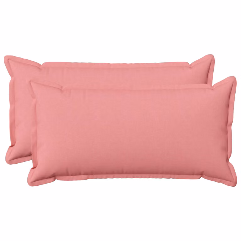 Set di 2 federe vidaXL HOUTEN rosa, L/P: 40 x 70 cm