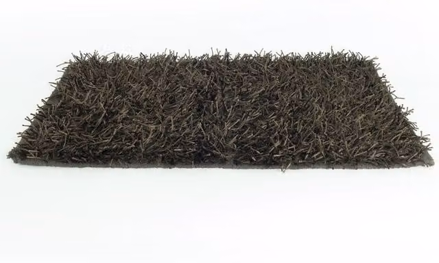 Tappeto Shaggy Marrone per Cucina e Salotto Biancheriaweb L: 140 cm, P: 200 cm