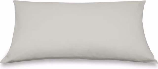 Federa copricuscino DaunenStep Oasi Deluxe in cotone bianco