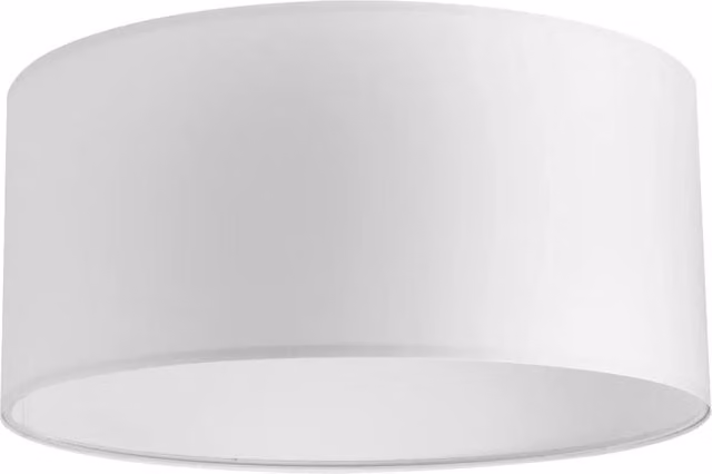 Paralume cilindrico in tessuto bianco Collezione SET Ideal Lux, Diametro: 90 cm