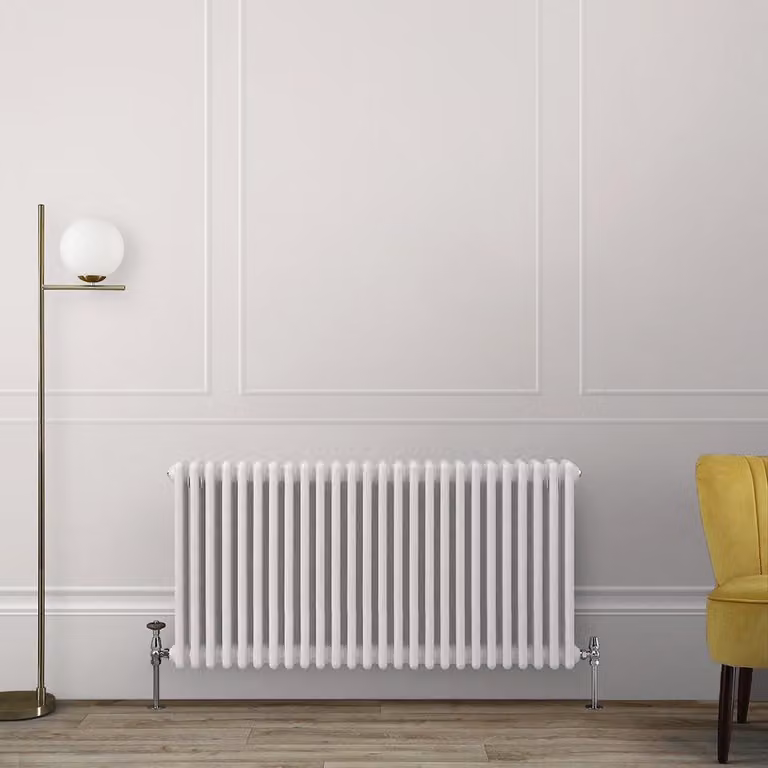 Radiatore Orizzontale a Colonne Regent Rosa Rose Petal L: 119 cm, H: 60 cm