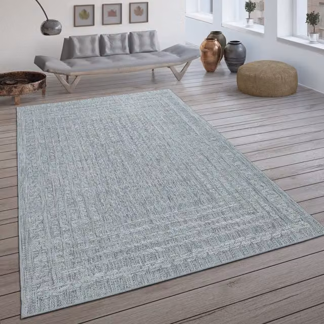 Tappeto per interni ed esterni Ligea grigio L: 150 cm, P: 80 cm