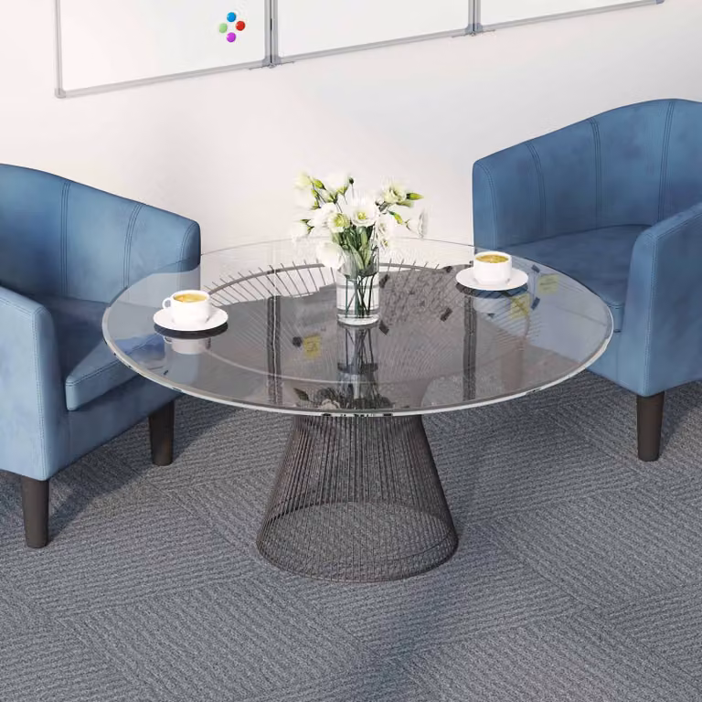vidaXL Piastrelle per Tappeto Moderne Grigio Chiaro in Polipropilene, Confezione da 20 Pezzi, L/P: 50 x 50 cm
