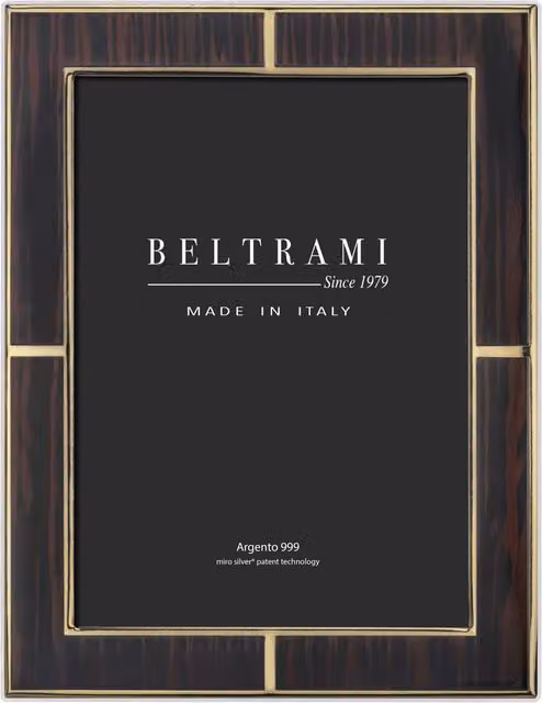Portafoto Beltrami Miro Silver in rovere oro e argento per foto 10x15 cm
